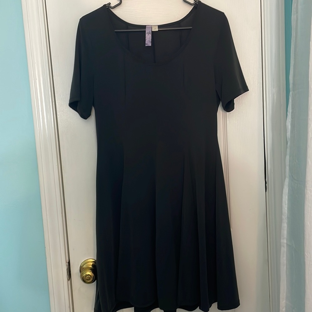 Black T-shirt dress